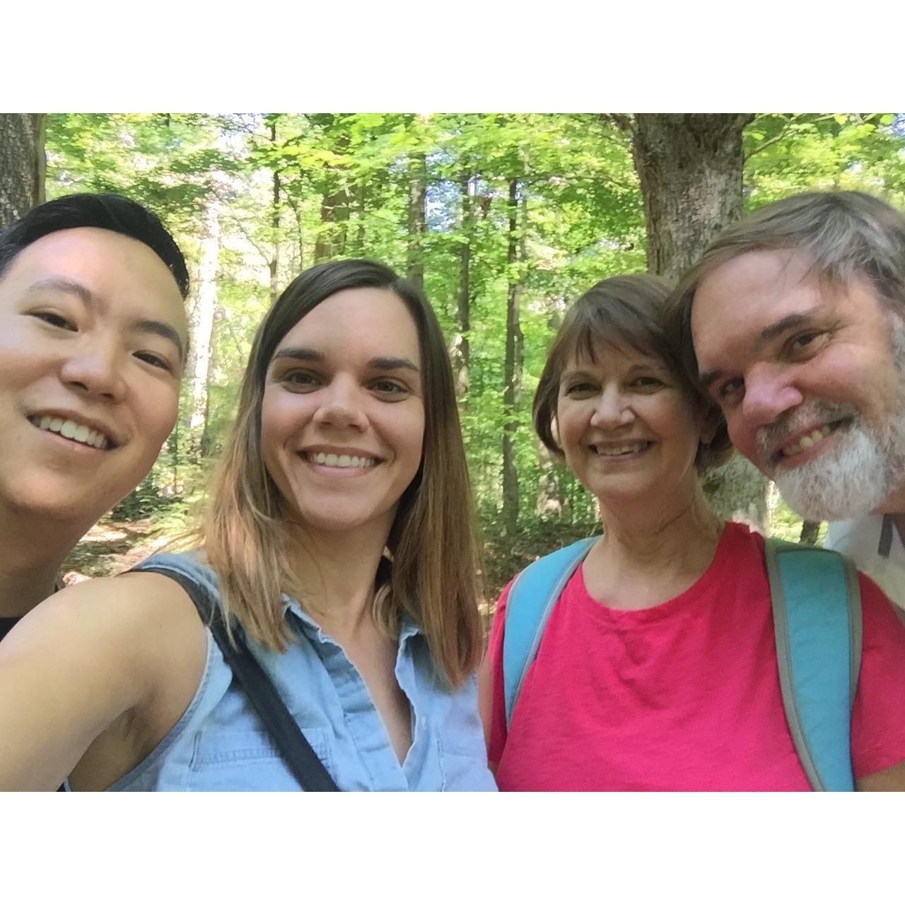 Hiking with Elena's parents (September 2016)