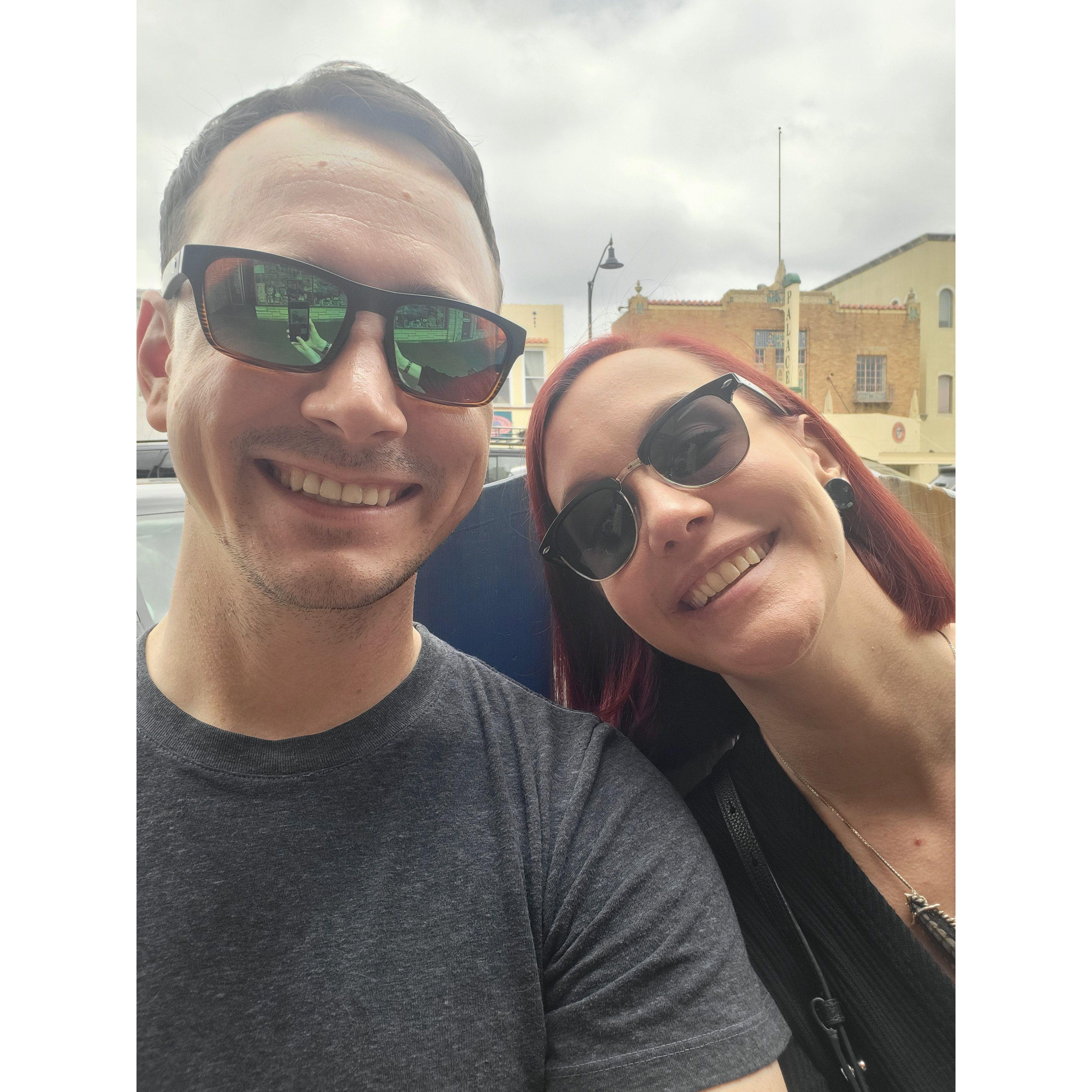 On our first anniversary trip together to Fredericksburg