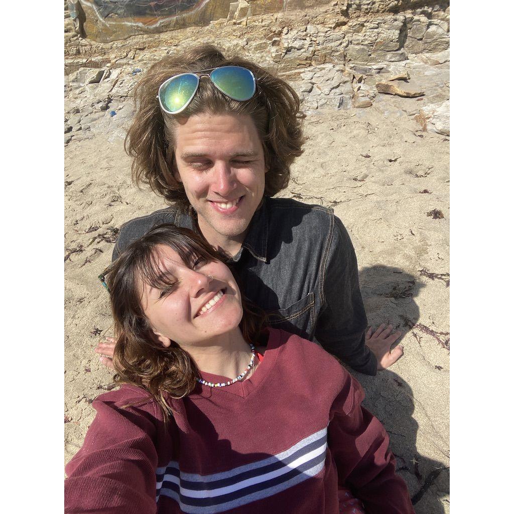 At the Santa Cruz Beach Boardwalkkkk in the warm California sun