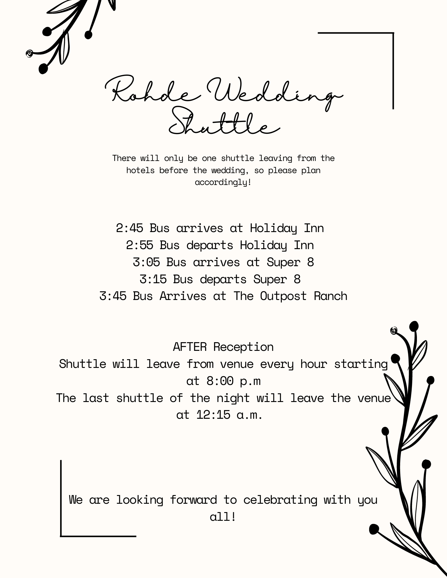 The Wedding Website of Brianna Schellin and Drew Rohde