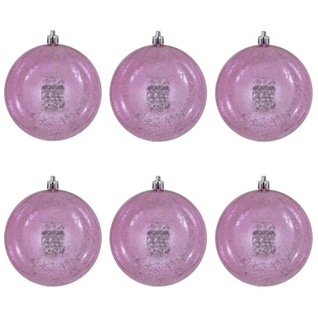 6 Piece Mercury Ball Ornament Set