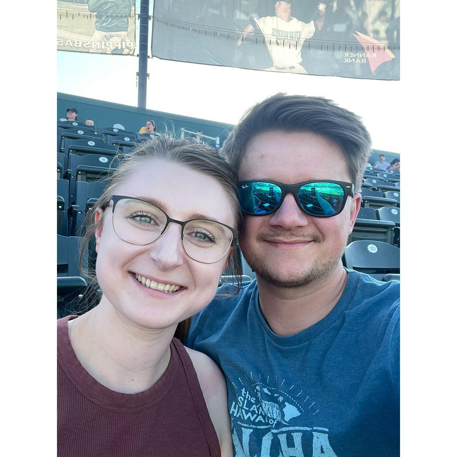 First Pippins Baseball Game!