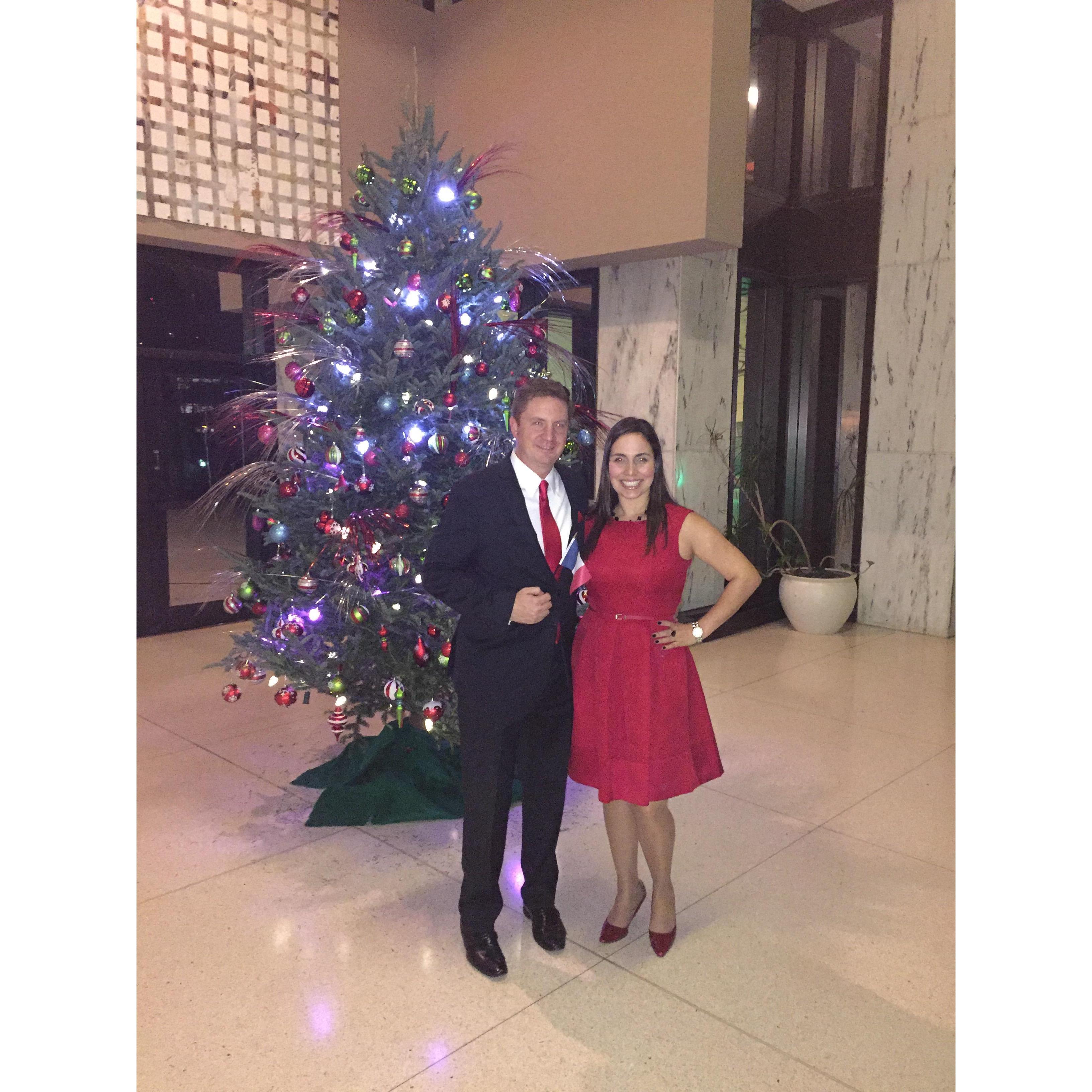 Holidays at the French Embassy. Washington, DC