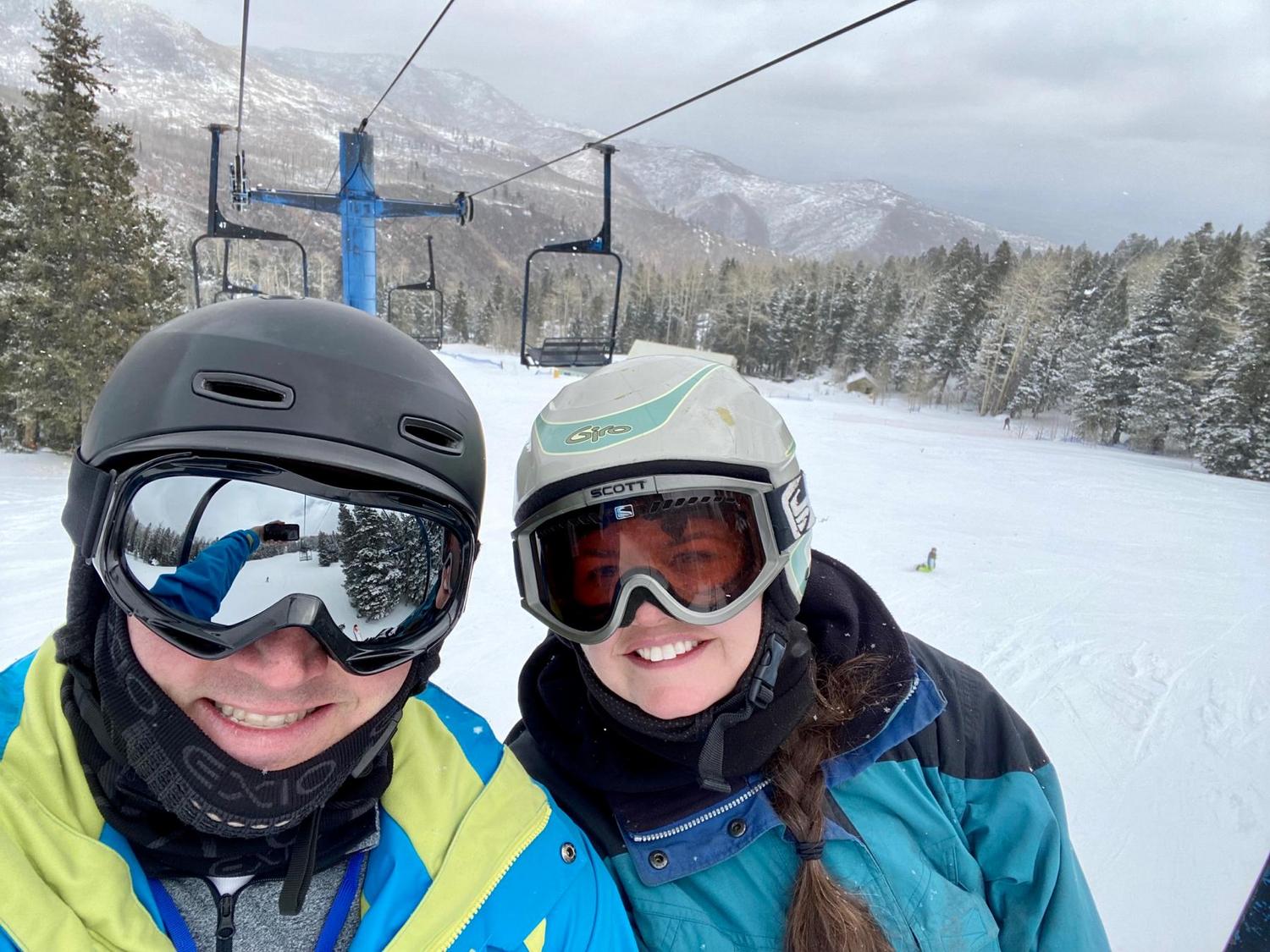 Skiing lessons!