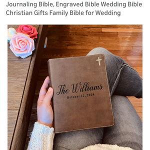 Personalized Couple's Bible