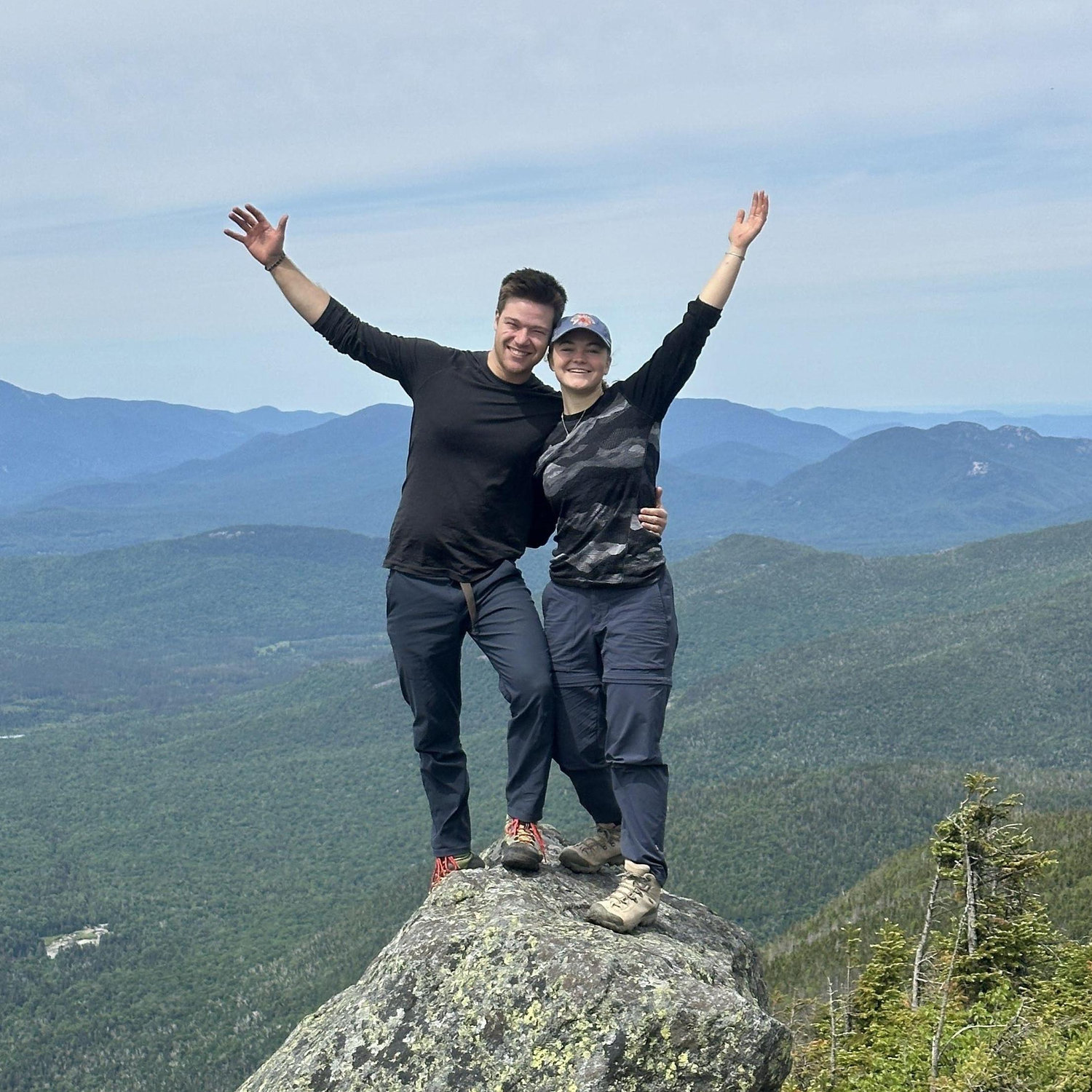 First East Coast peak together!