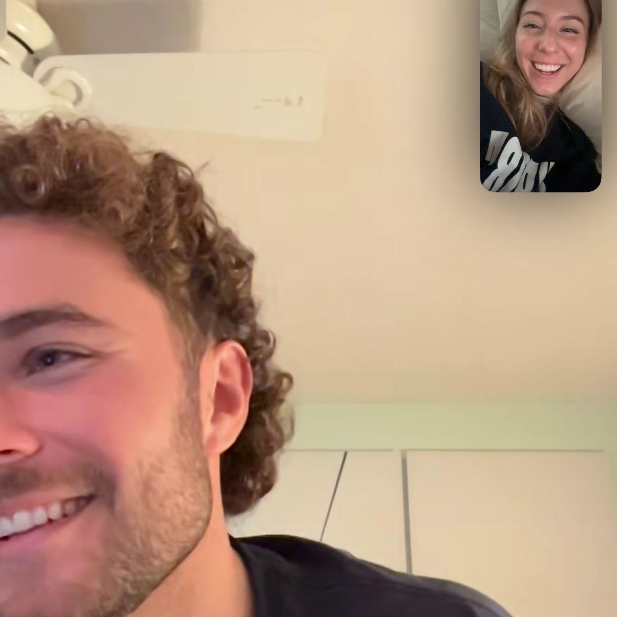 One of our first facetime dates!