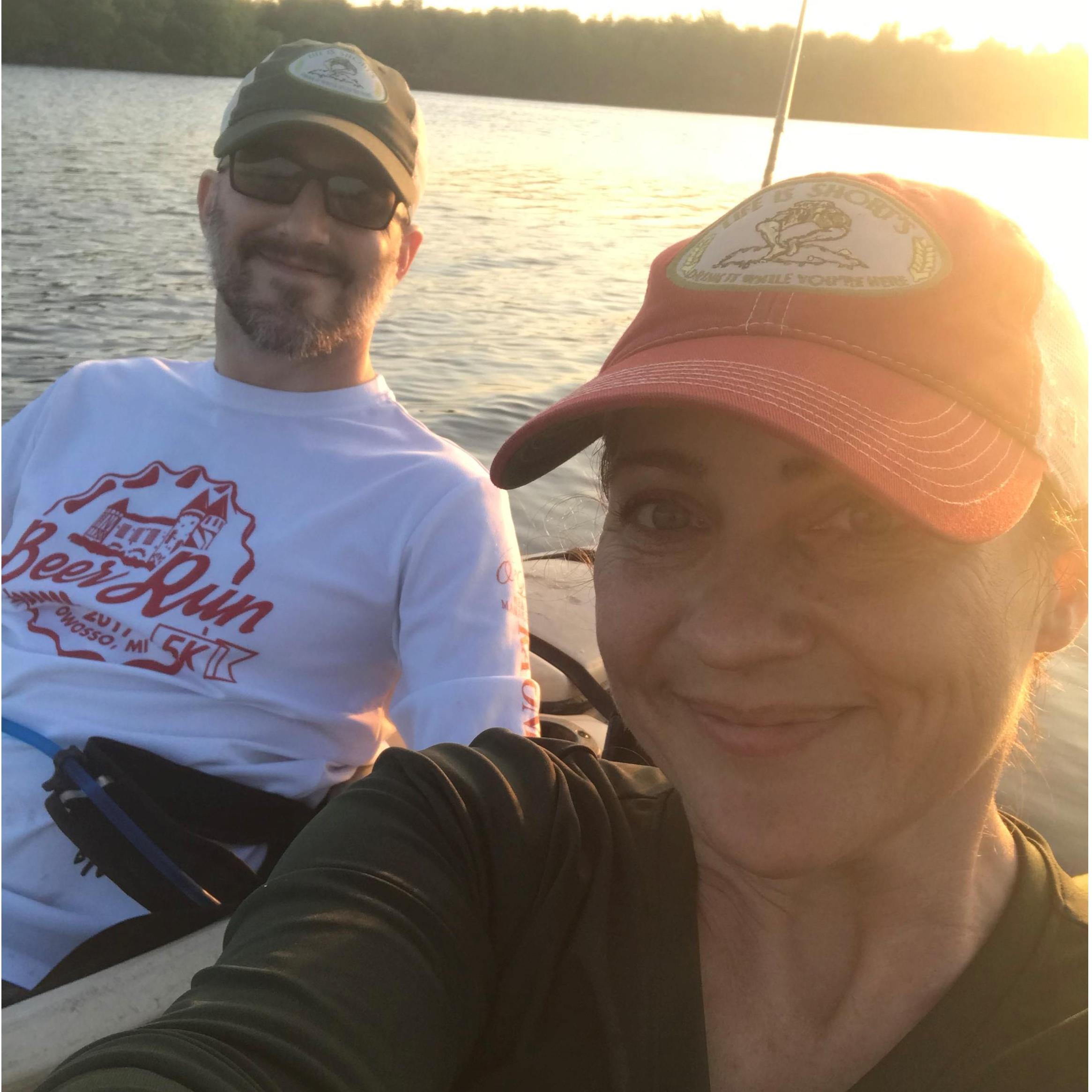 One of many kayak trips!