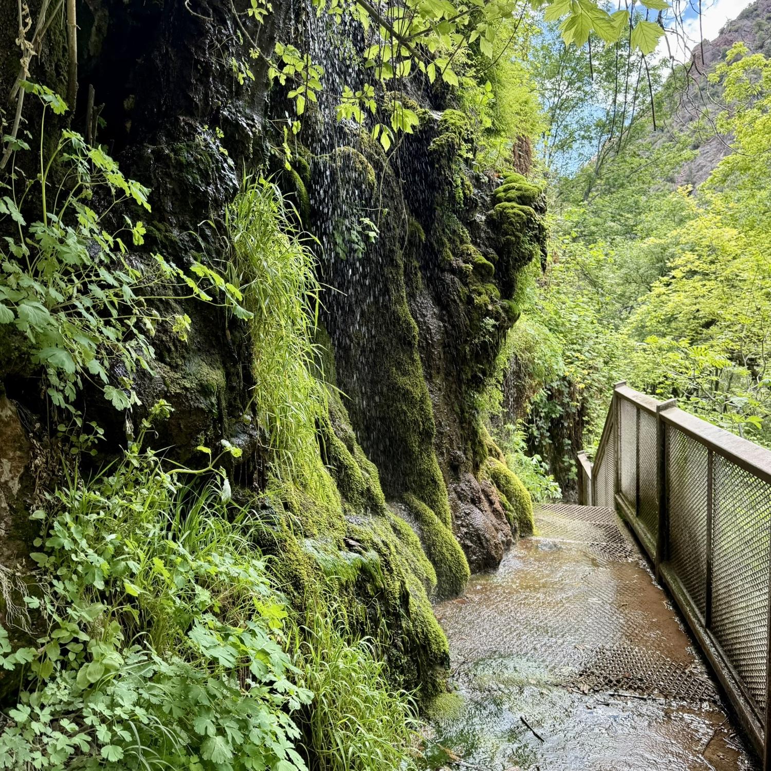 Waterfall at Tonto Natural Bridge State Park