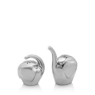 Nambé Elephant Salt & Pepper Shakers