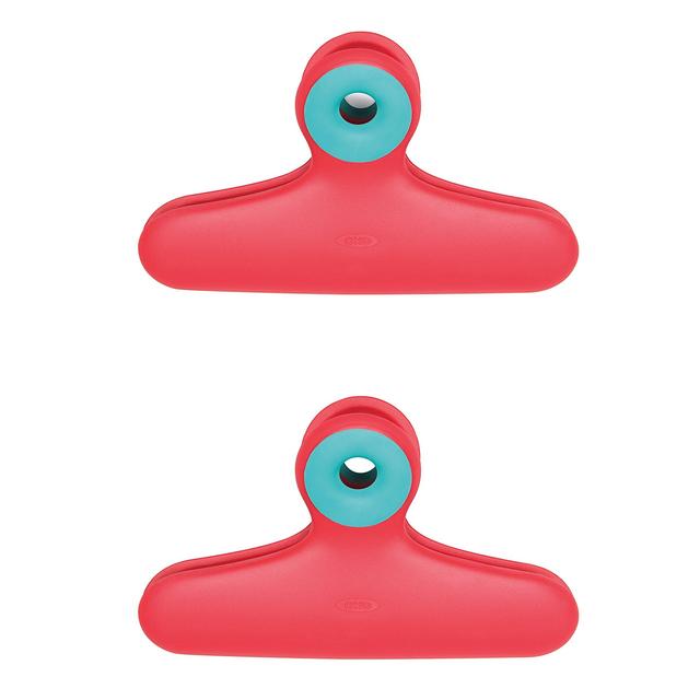 OXO 13141600 Good Grips Bag Clips (2 Pack) - Bright Red, 1EA