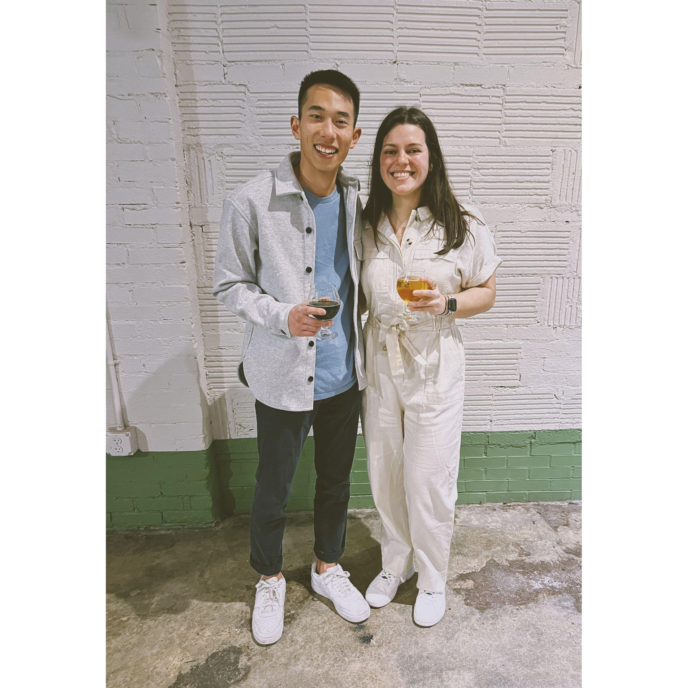Our first joint birthday party...but just as friends