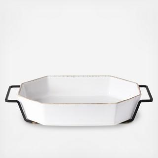 Luzia Octagonal Baker with Metallic Holder