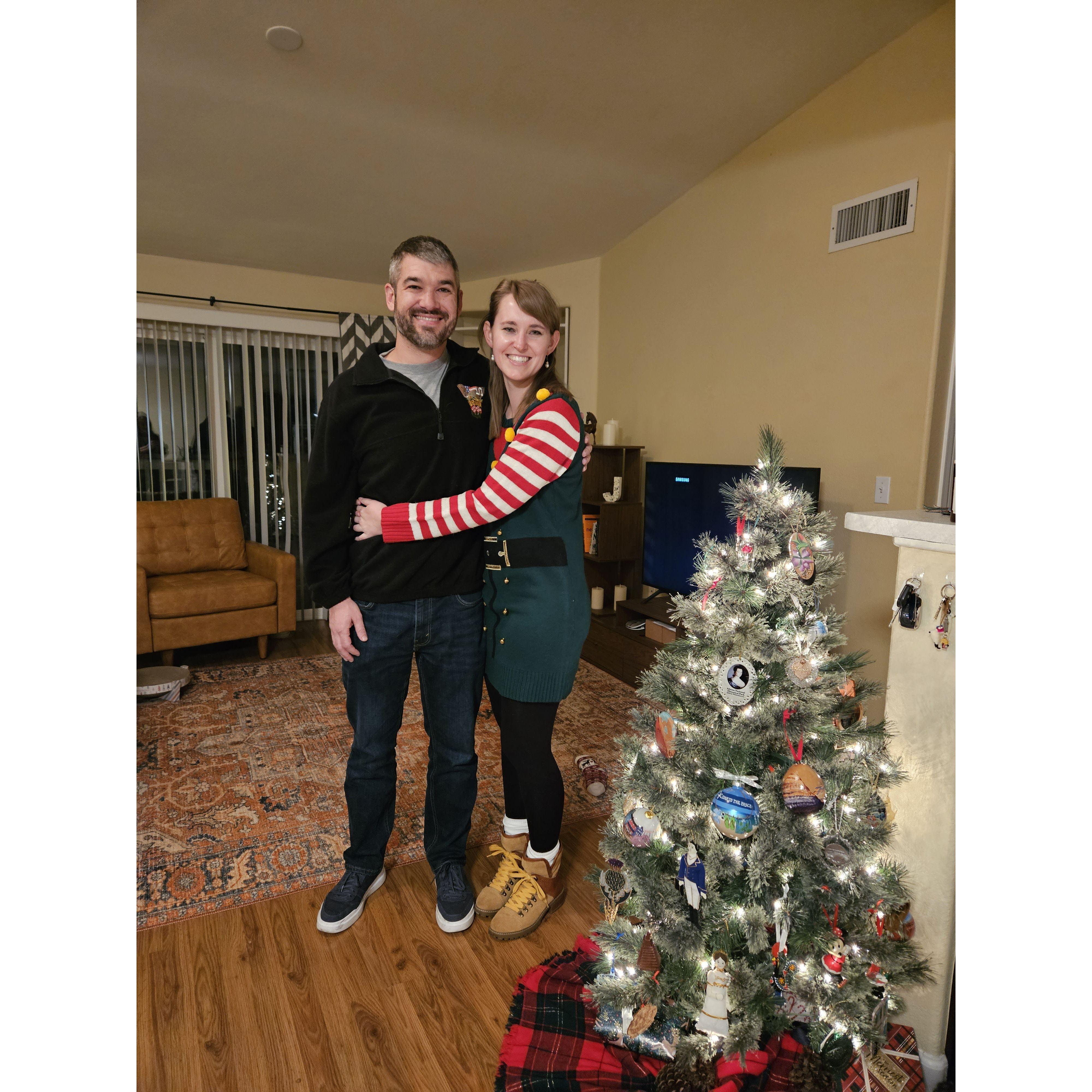 The first of many Christmas'
