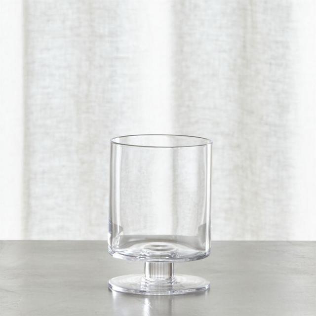London Tall Glass Hurricane Candle Holder
