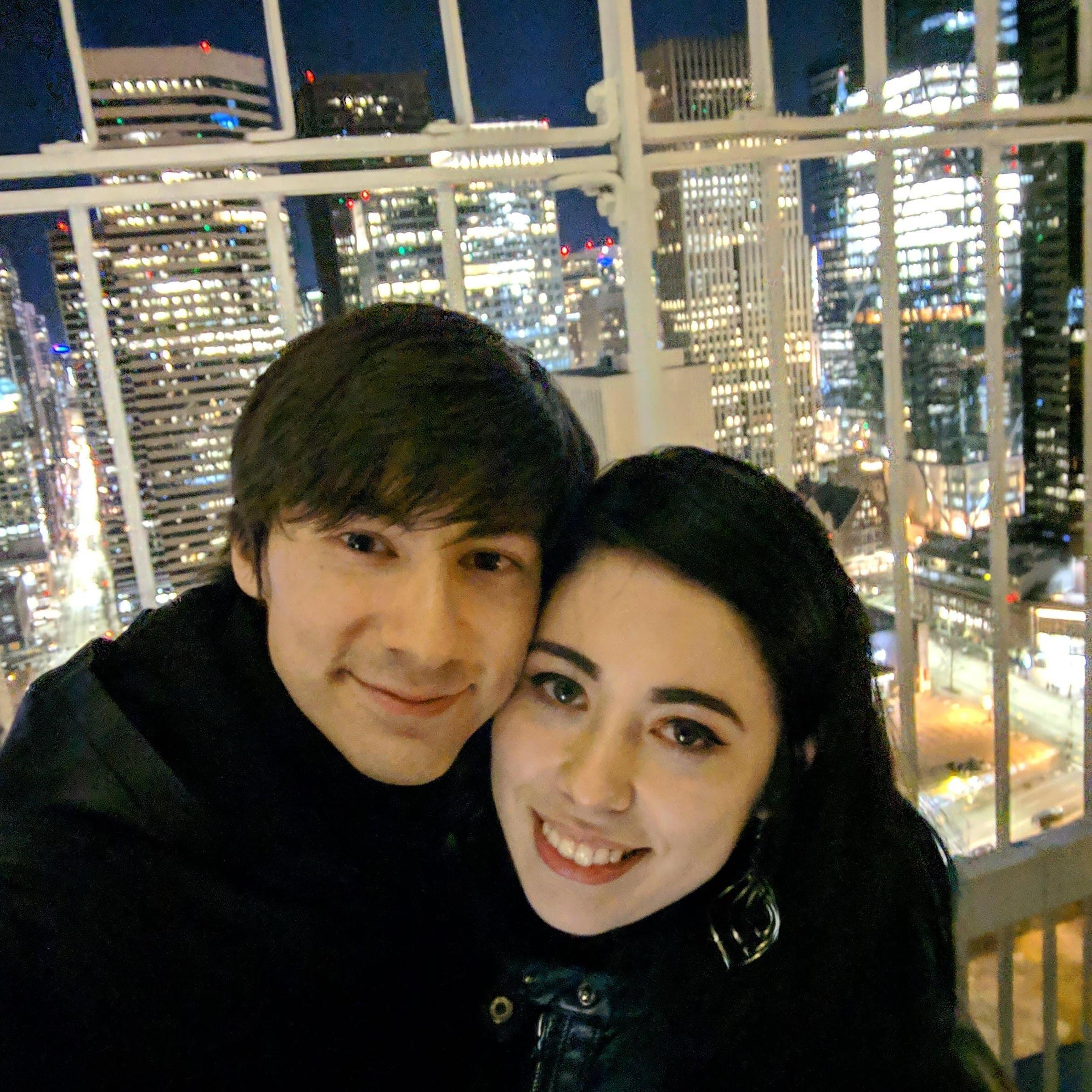On top of Smith Tower, Seattle WA.