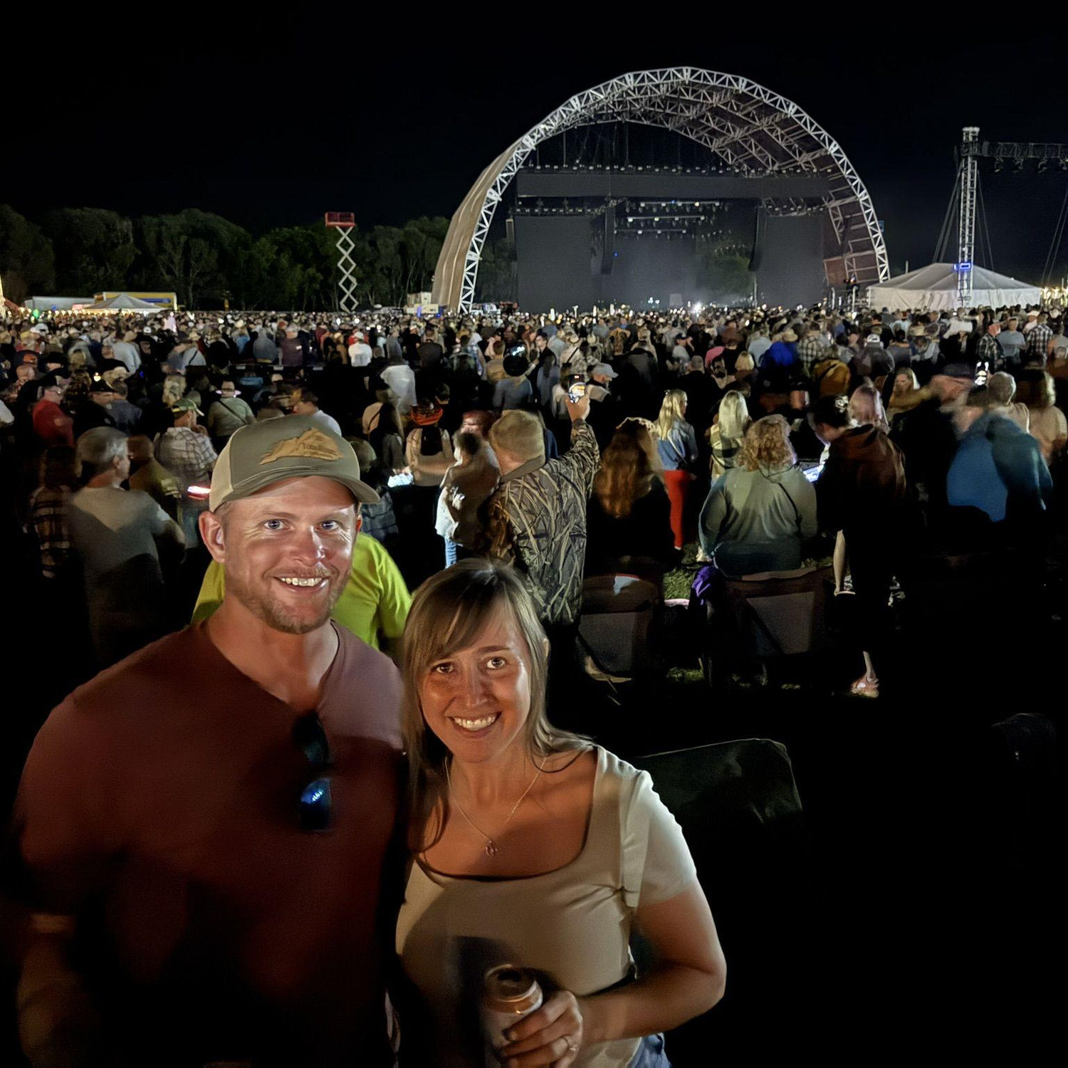 Tim McGraw concert at Field of Dreams. Aug 30