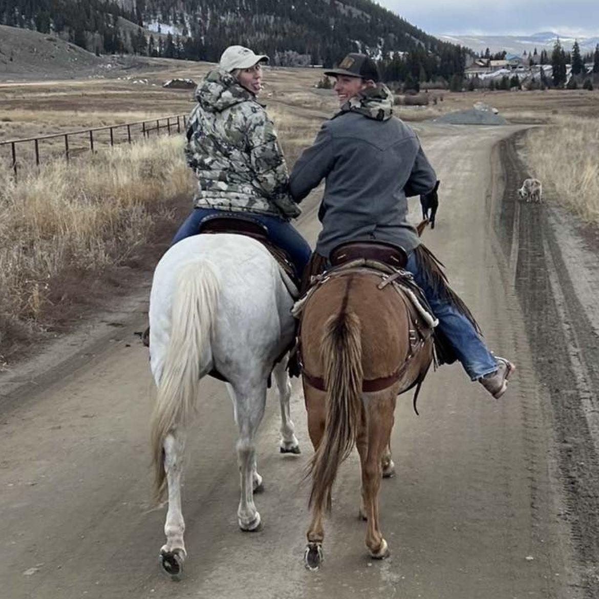 Our first ride together! (I think we both realized that we were perfect for each other this day)