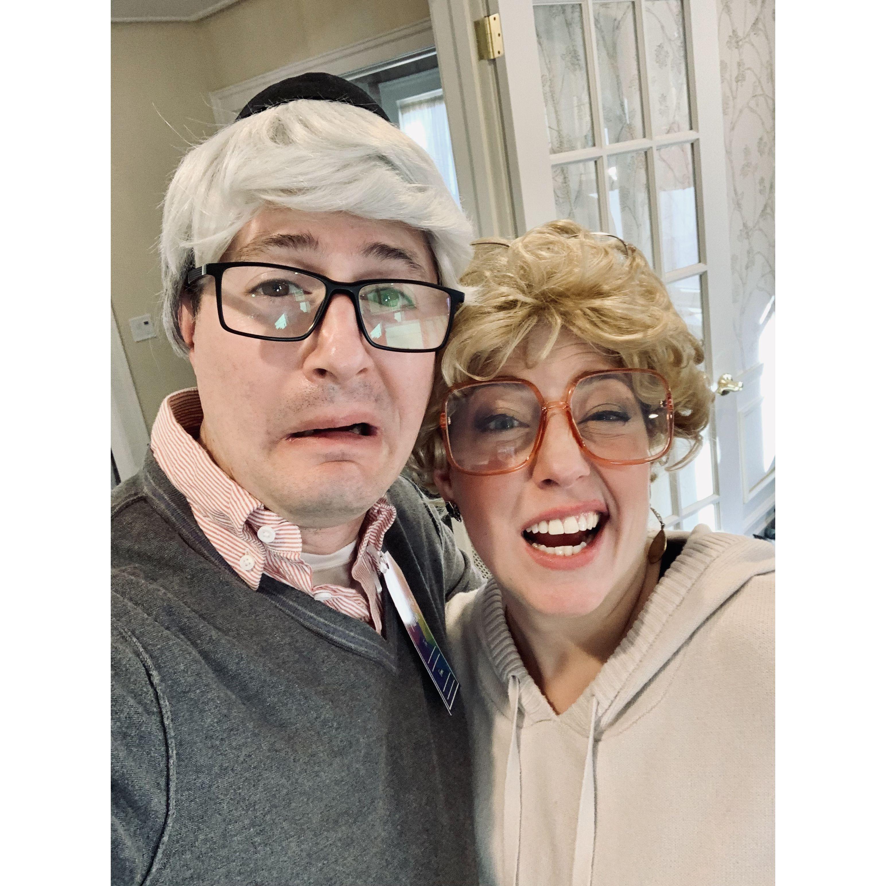 We dressed up a couple old folks for Purim 2024. We knocked it out of the park!