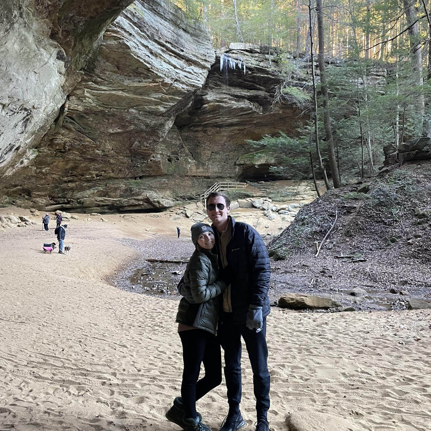 The first trip together at hocking hills!