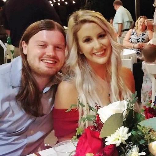At Joanna's BFF Kayla's wedding last year.