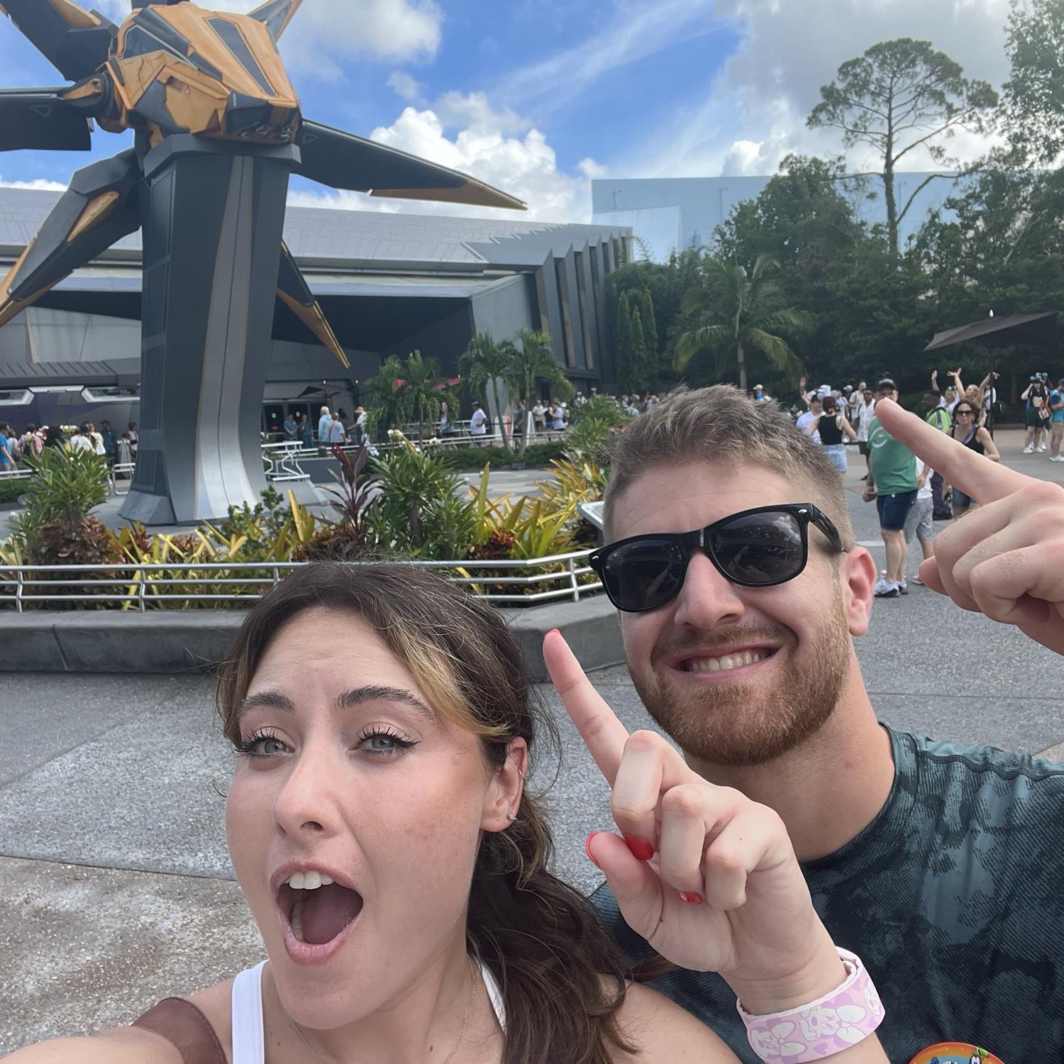 Riding guardians of the galaxy for the first time