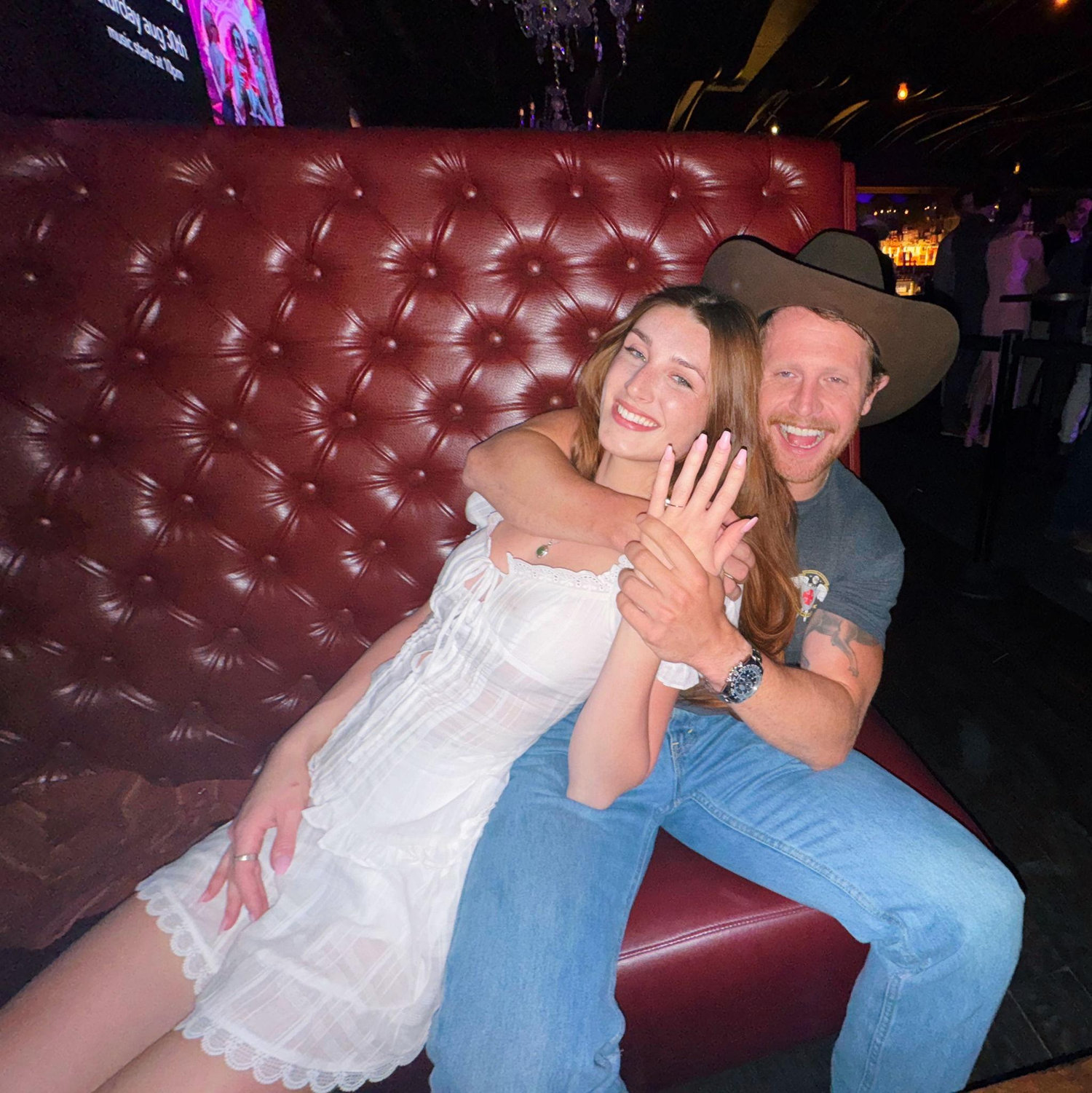Post-engagement celebrations in Jackson Hole, Wyoming