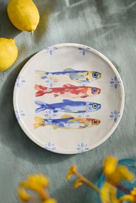 Sea Life Stoneware Side Plate