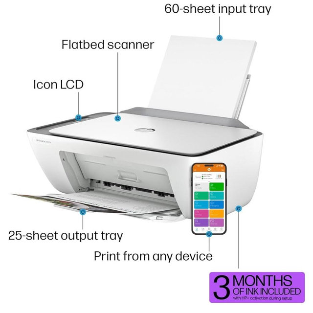 HP Wireless Printer, Scanner, and Copier