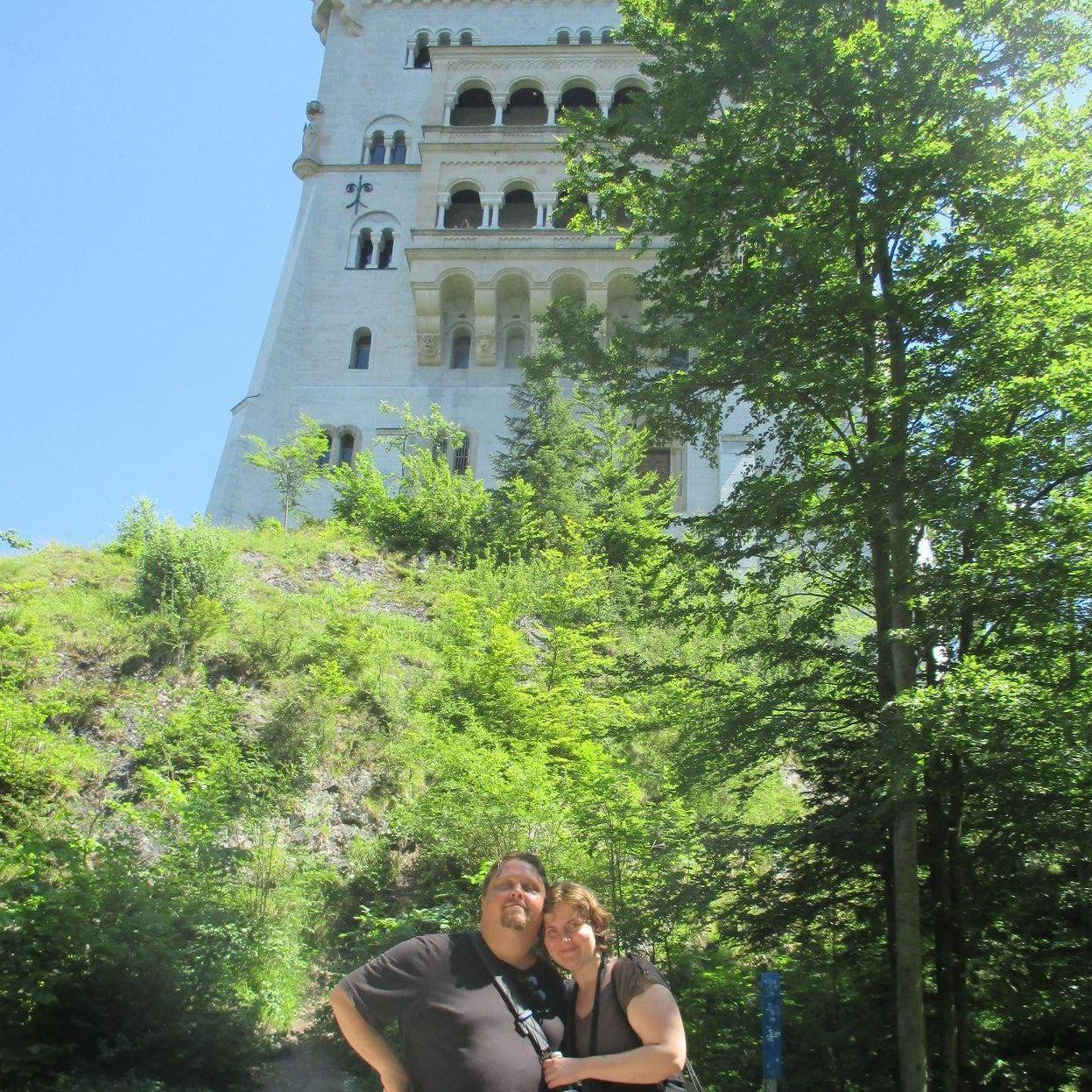 Visiting Germany after Christina's thesis defense at Castle Neuschwanstein.