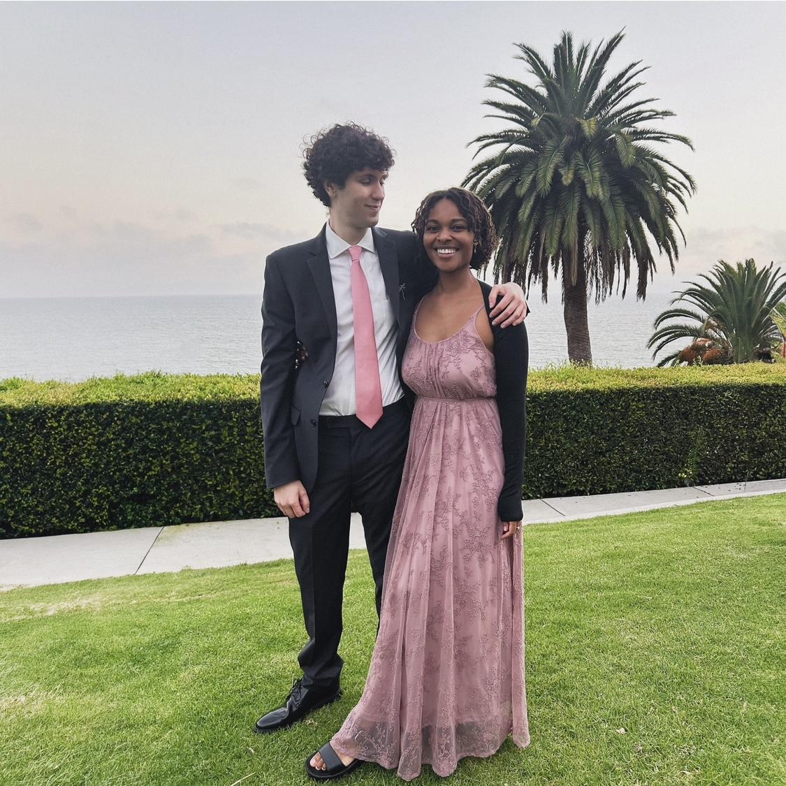 Our first time at a wedding together! (Shout out to Ethan & Laura)