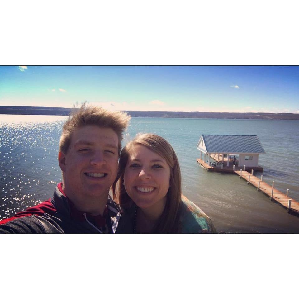 Seneca Lake for our annual wine tour. April 2017