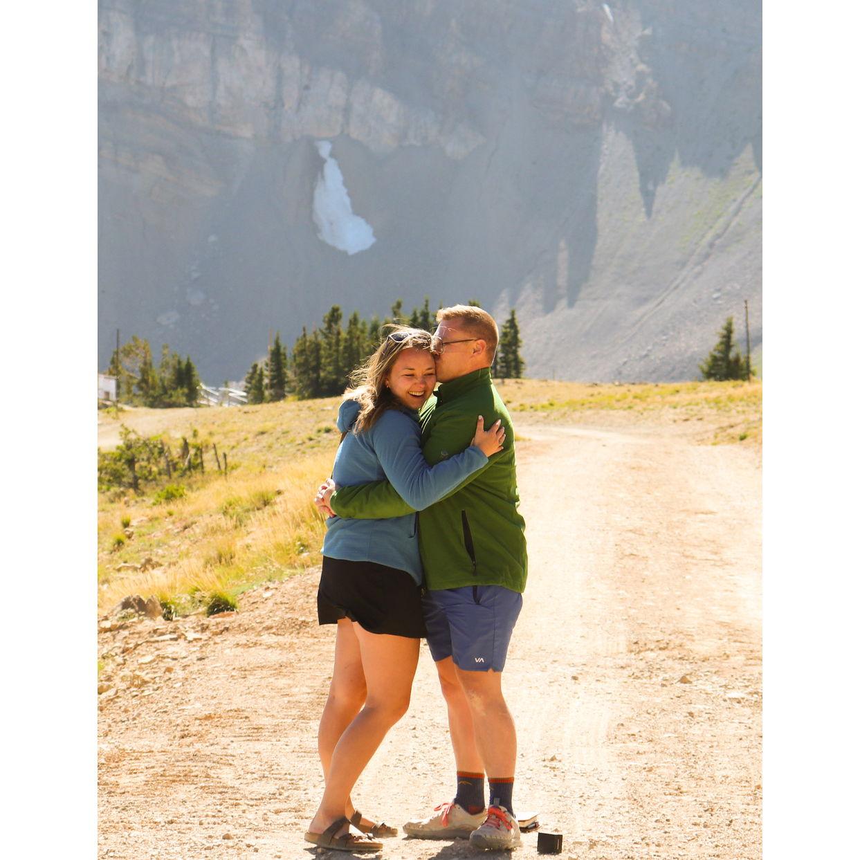 The proposal atop Jackson Hole Resort