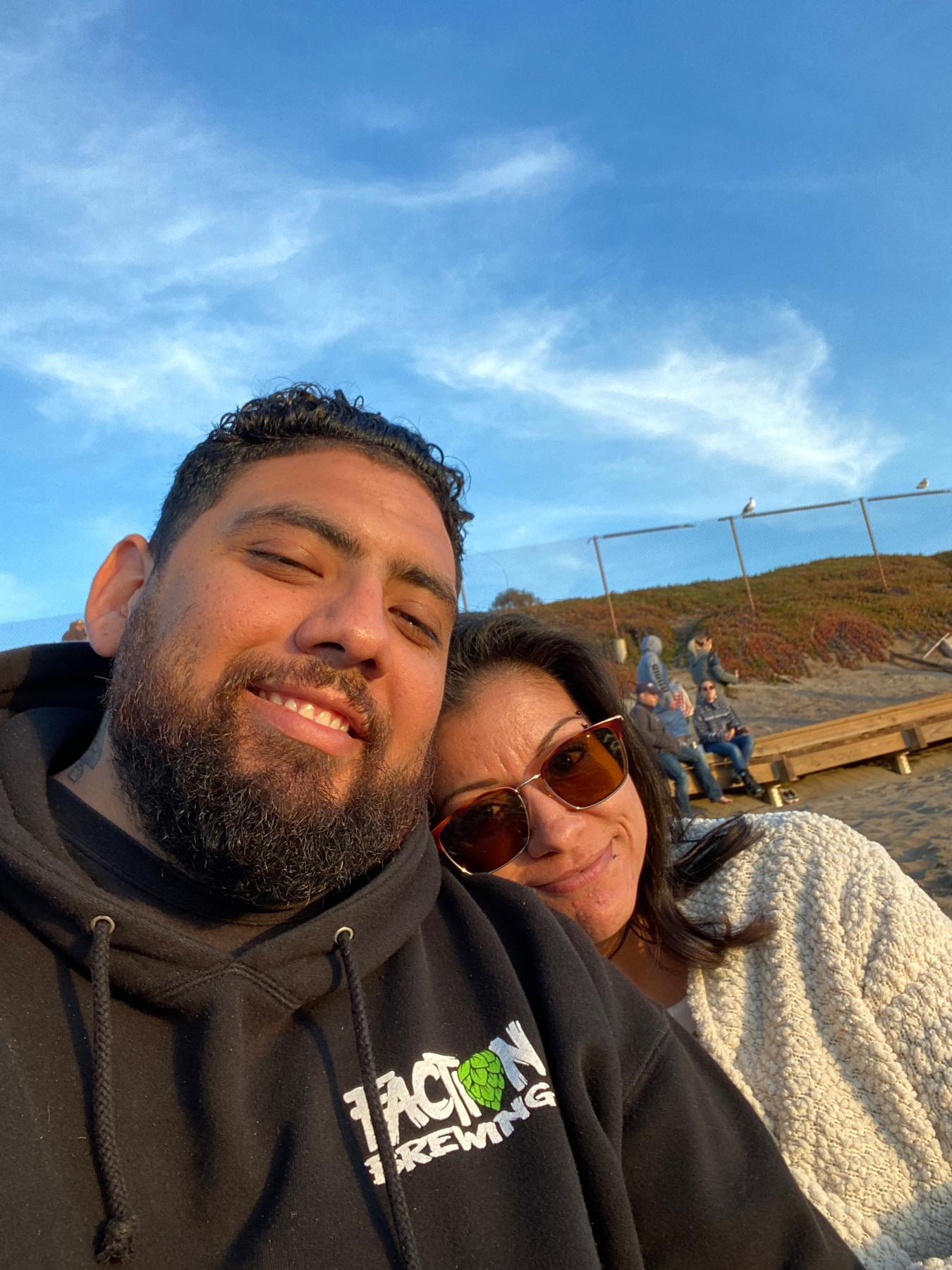 Our first Valentine’s Day at the beach