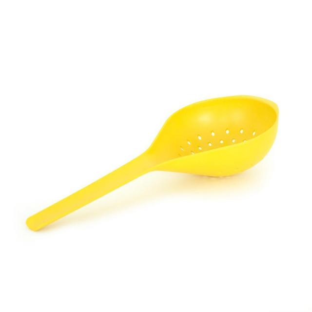 Bamboo Scoop Colander Lemon