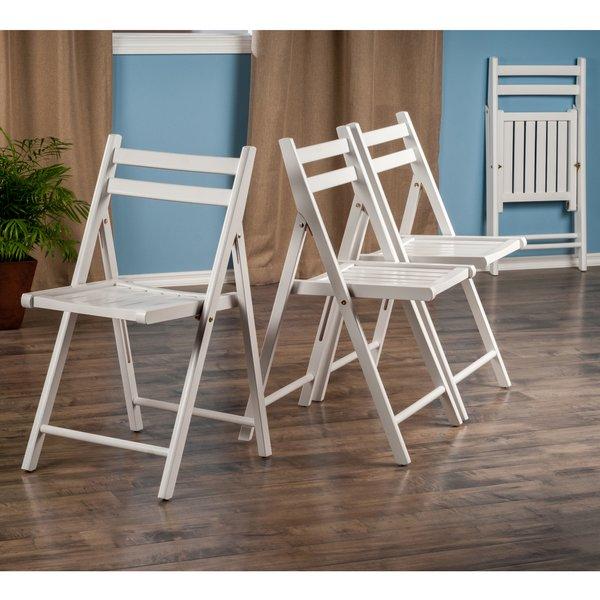 Robin Wood 4 Piece Folding Chair Set
