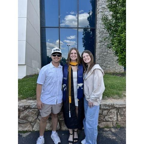 may 3, 2025 -- supported sara at graduation!