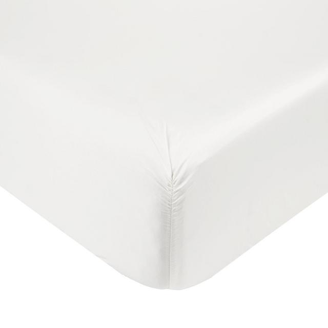 Nestwell™ Cotton Sateen 400-Thread-Count Full Fitted Sheet in Bright White