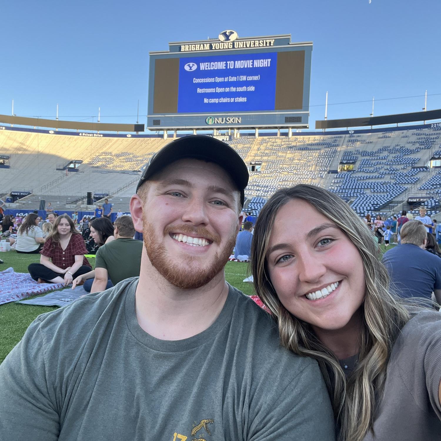 Movie night @BYU stadium
