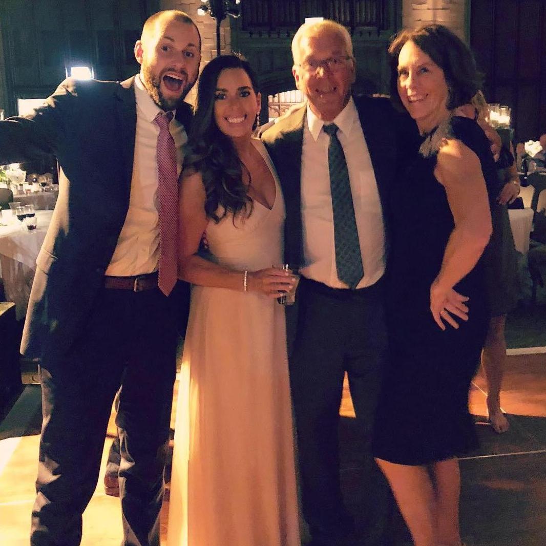 With Steve & Tricia Thayer at Jenny & Mike Snow's wedding - September 2018