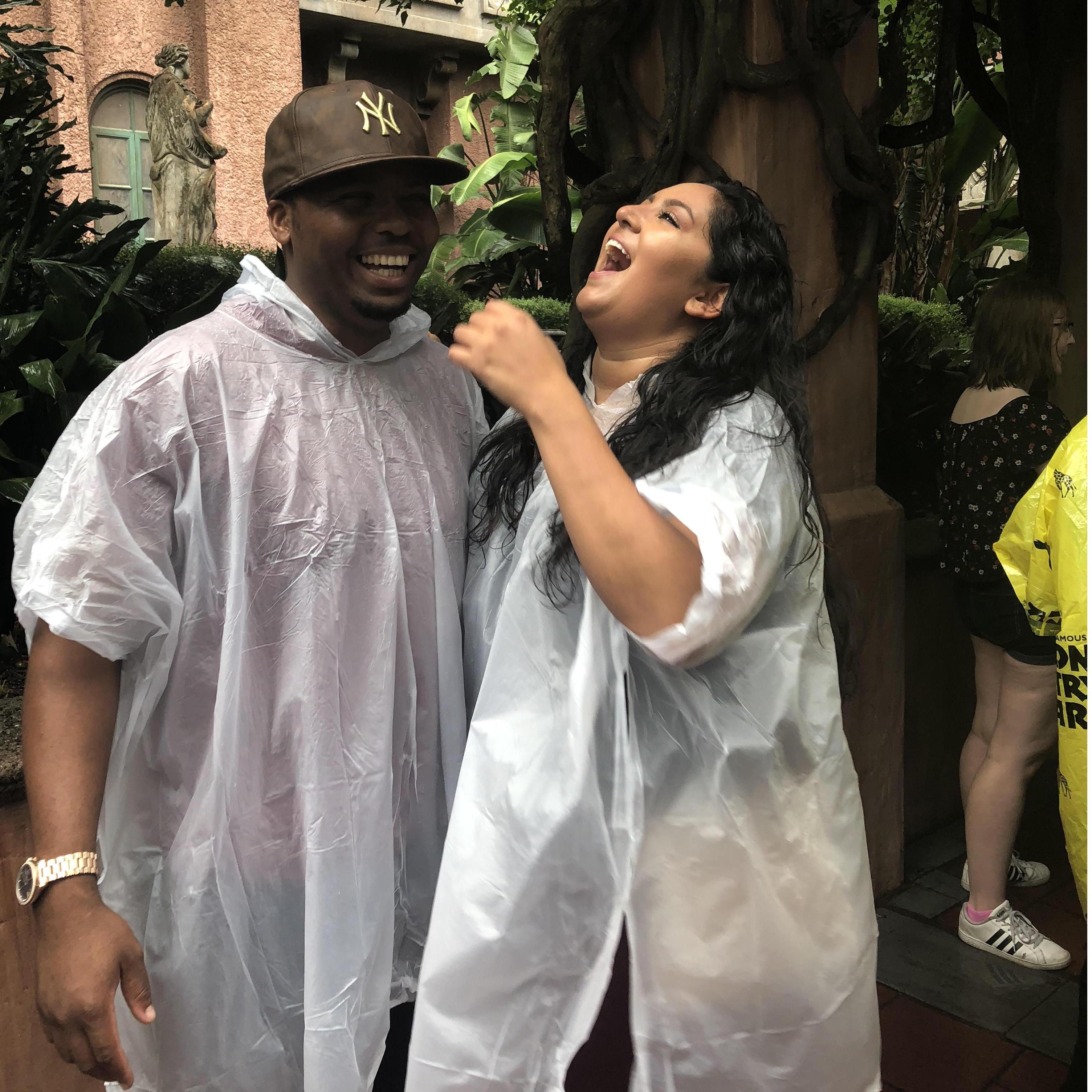 Even the rain couldn’t stop our magical day at Disney