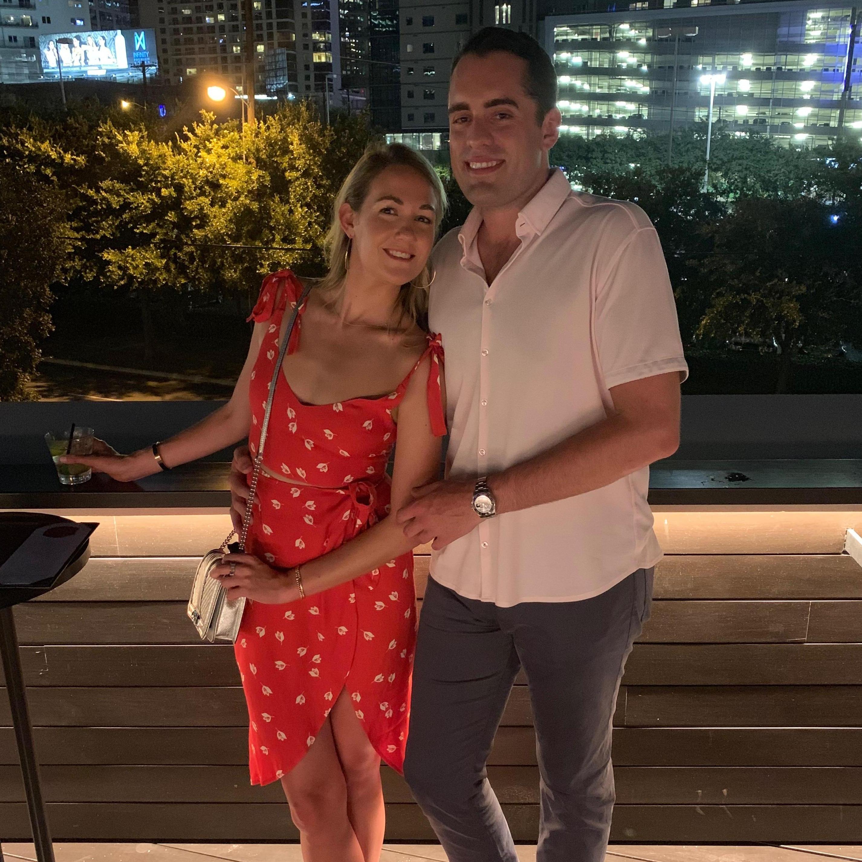 First picture together at Te Deseo in Dallas <3