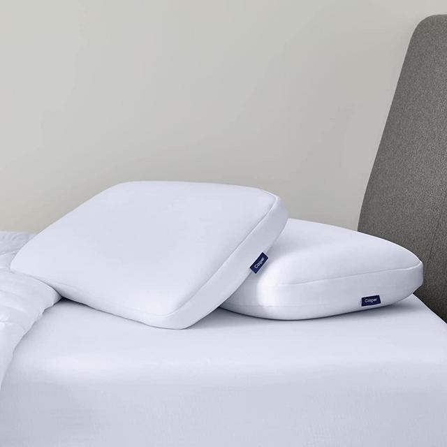 Casper Sleep, Standard Hybrid Pillow, Two Pack, White 2 Count