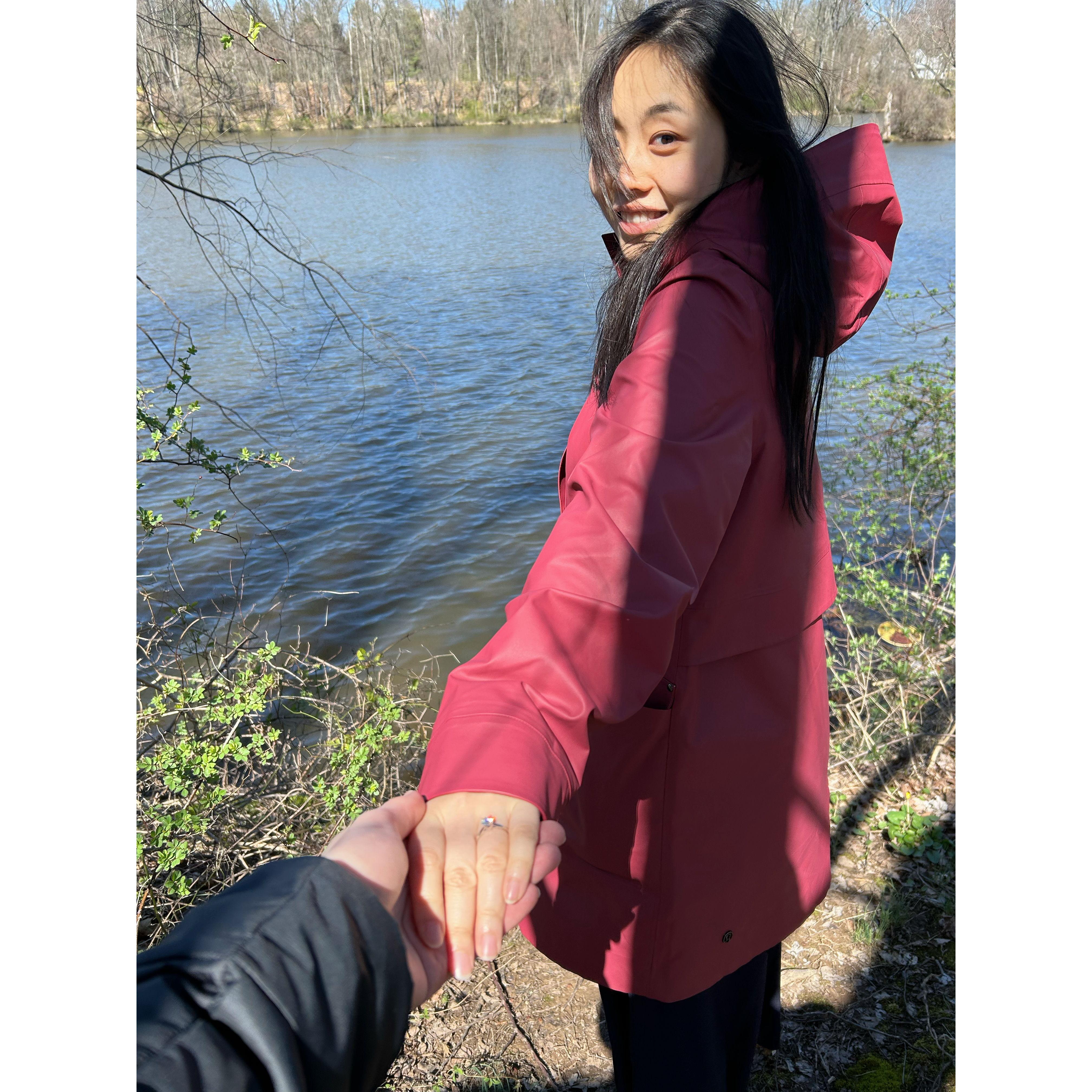 The day when we got engaged!