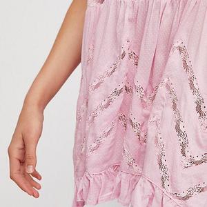 Voile and Lace Trapeze Slip