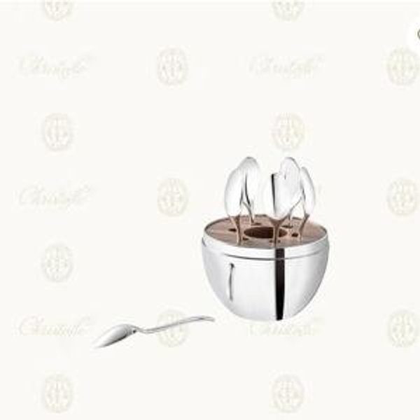 Christofle Mood Coffee Espresso Spoon Set