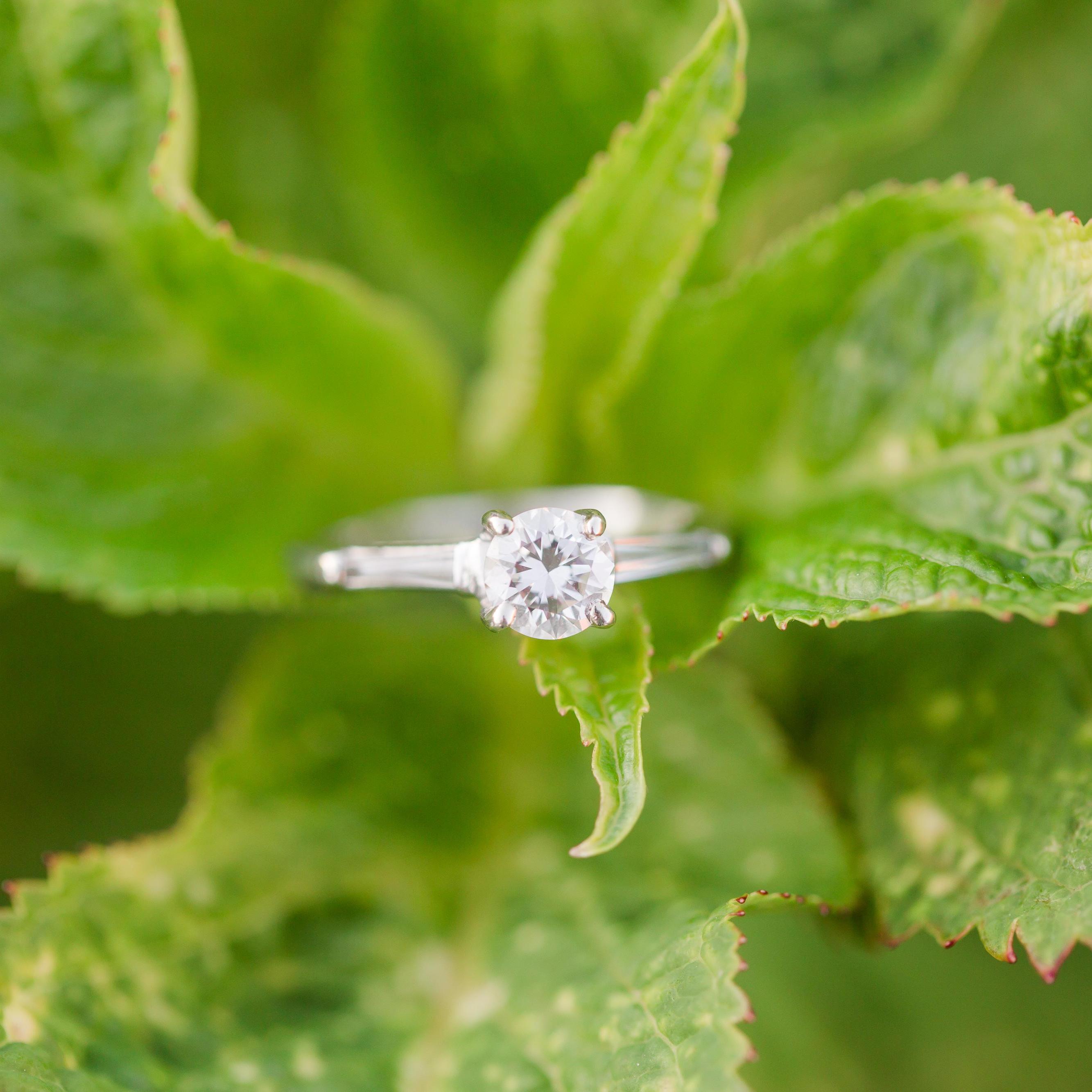 Amanda's beautiful ring, previously belonged to Al's Grandma.
