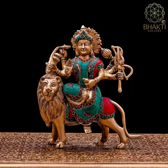 Brass Durga Mata Statue