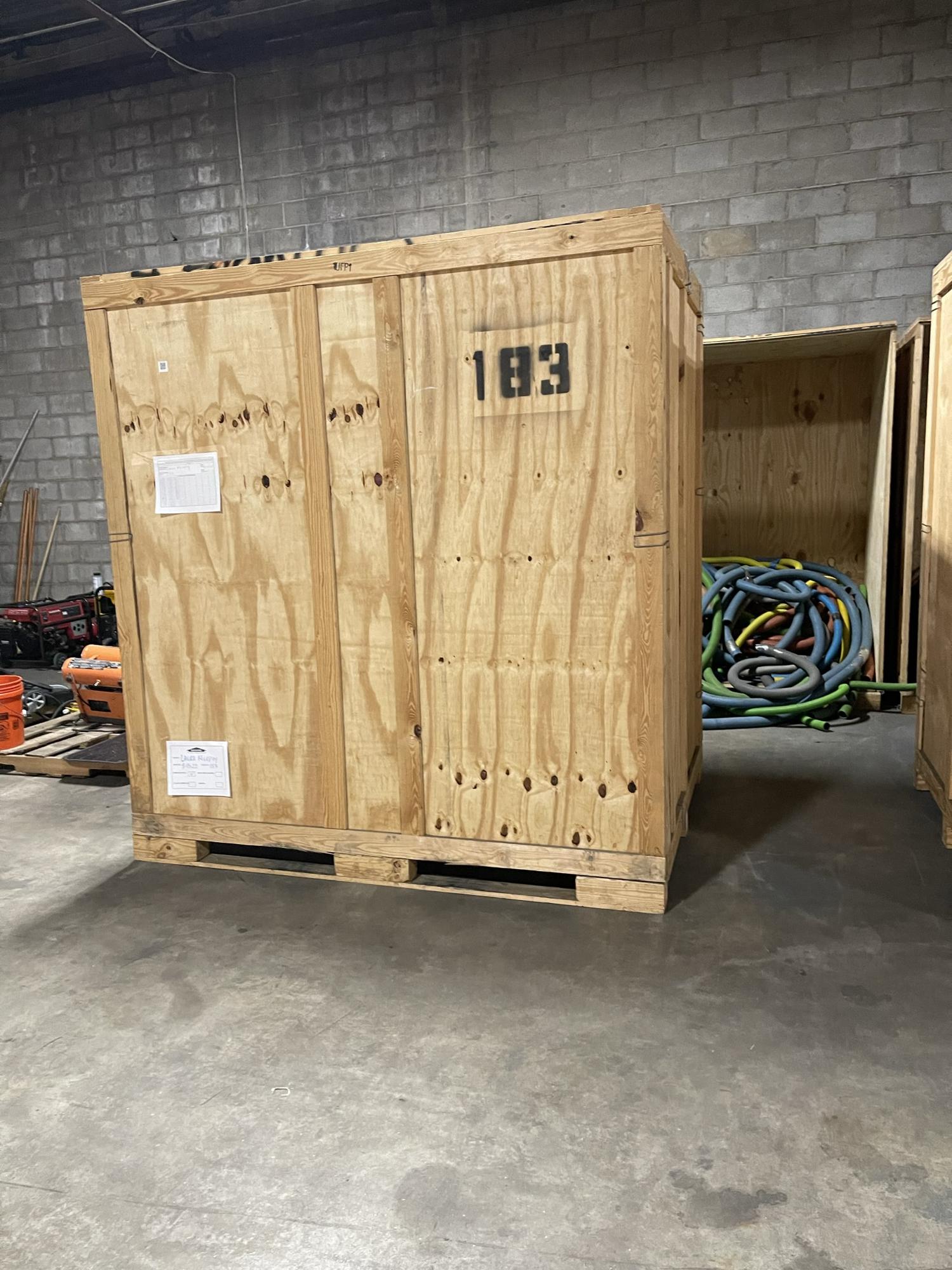 Our remaining belongings are stored in 2 of these "vaults" at the ServPro warehouse - 2022