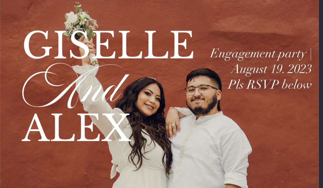 The Wedding Website of Giselle Ramos and Alex Melero